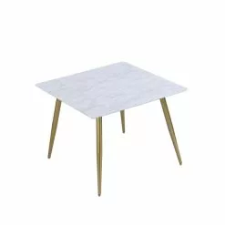 Dunelm Kendall Marble Effect Square Dining Table - 30769229 alt04
