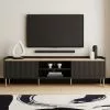 Dunelm Georgi Extra Wide TV Unit Black 2 Dunelm Georgi Extra Wide TV Unit Black - 30769272
