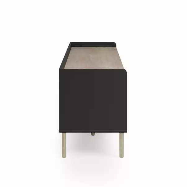 Dunelm Georgi Extra Wide TV Unit Black 6 Dunelm Georgi Extra Wide TV Unit Black - Image 4