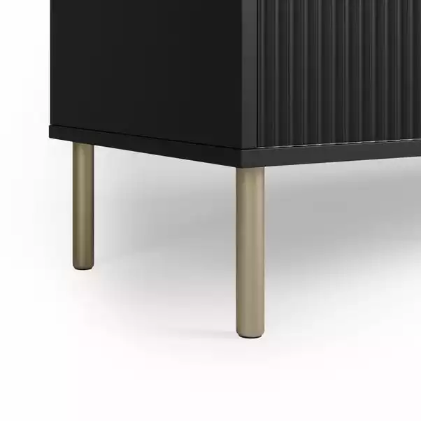 Dunelm Georgi Extra Wide TV Unit Black 8 Dunelm Georgi Extra Wide TV Unit Black - Image 6