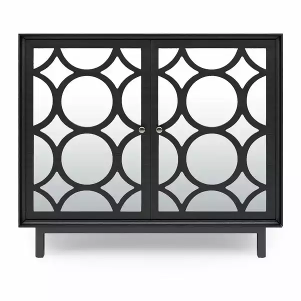Dunelm Delphi Black Small Sideboard 5 Dunelm Delphi Black Small Sideboard - Image 3