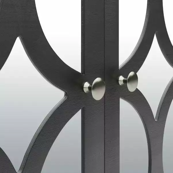 Dunelm Delphi Black Small Sideboard 8 Dunelm Delphi Black Small Sideboard - Image 6