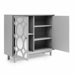 Dunelm Delphi Grey Small Slim Cabinet 12 Dunelm Delphi Grey Small Slim Cabinet - 30775933 alt04