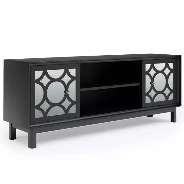 Dunelm Delphi Black TV Unit 4 Dunelm Delphi Black TV Unit - Image 2
