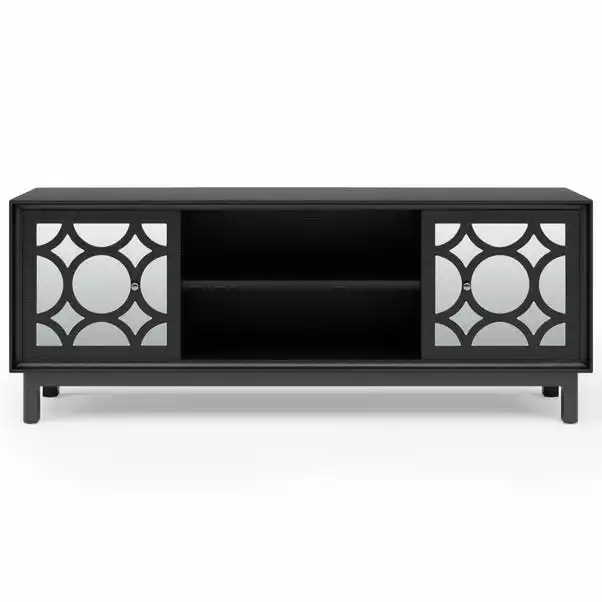 Dunelm Delphi Black TV Unit 5 Dunelm Delphi Black TV Unit - Image 3
