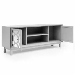 Dunelm Delphi Grey TV Unit - 30775936 alt04