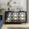 Dunelm Delphi Large Black Sideboard