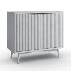 Dunelm Neena Small Sideboard, White Wash Acacia Wood - 30781310 alt01