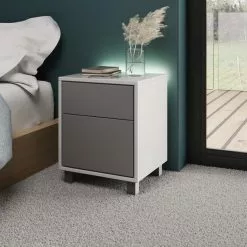 Frank Olsen Furniture LED Smart Click 1 Door & 1 Door Lamp Table 9 Frank Olsen Furniture LED Smart Click 1 Door & 1 Door Lamp Table - 30792868 alt01