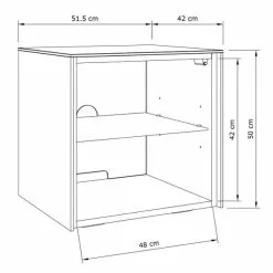 Frank Olsen Furniture Intel LED 1 Door Lamp Table 13 Frank Olsen Furniture Intel LED 1 Door Lamp Table - 30793107 alt05