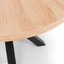 Julian Bowen Berwick Round Dining Table Oak - 30794139 alt02