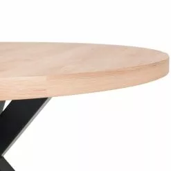 Julian Bowen Berwick Round Dining Table Oak - 30794139 alt03