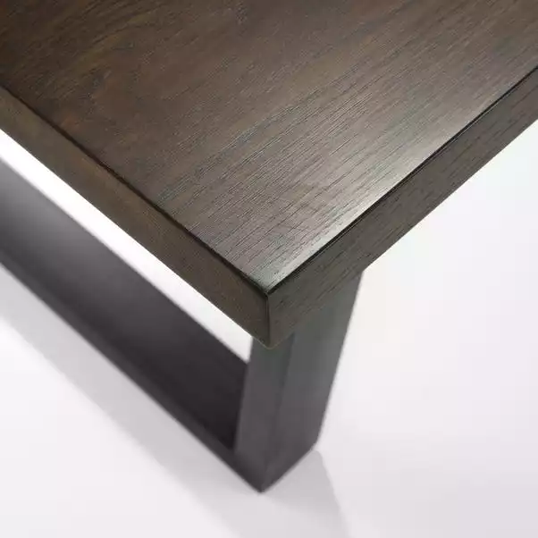 Julian Bowen Brooklyn Rectangular Dining Table Dark Oak 7 Julian Bowen Brooklyn Rectangular Dining Table Dark Oak - Image 5