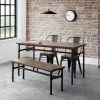 Julian Bowen Carnegie Rectangular Dining Table Mocha Elm 2 Julian Bowen Carnegie Rectangular Dining Table Mocha Elm - 30794170