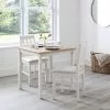 Julian Bowen Coxmoor Set Of 2 Dining Chairs Ivory - 30794209
