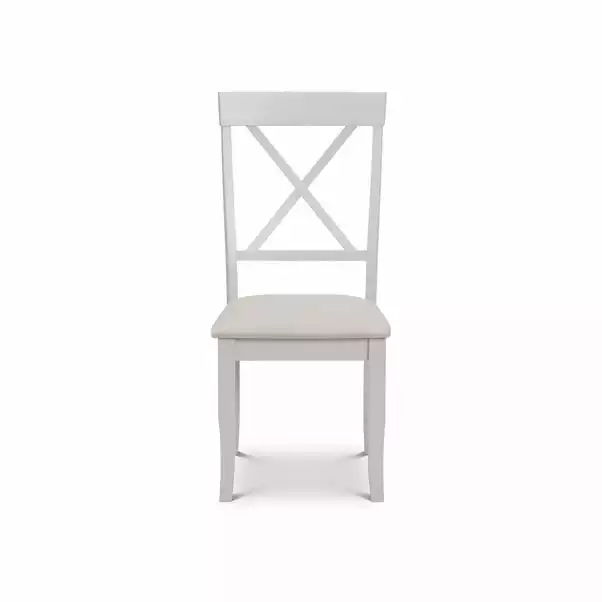 Julian Bowen Davenport Set Of Dining Chairs Grey 5 Julian Bowen Davenport Set Of Dining Chairs Grey - Image 3