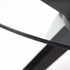 Julian Bowen Hayden Round Glass Dining Table 10 Julian Bowen Hayden Round Glass Dining Table - 30794260 alt02