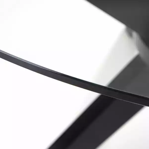 Julian Bowen Hayden Round Glass Dining Table 5 Julian Bowen Hayden Round Glass Dining Table - Image 3