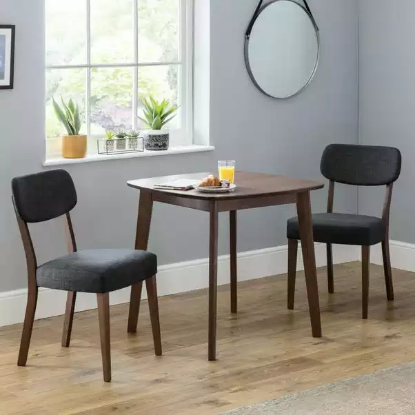 Julian Bowen Lennox Square Dining Table With 2 Farringdon Chairs 3 Julian Bowen Lennox Square Dining Table With 2 Farringdon Chairs