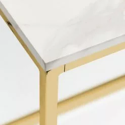 Julian Bowen Scala Rectangular Dining Table Gold 11 Julian Bowen Scala Rectangular Dining Table Gold - 30794359 alt03