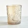 Dunelm Luxe Palm Amber Tumbler Glass 2 Dunelm Luxe Palm Amber Tumbler Glass - 30797552