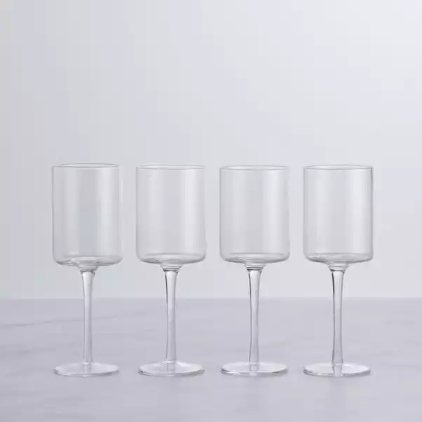 Dunelm Set Of 4 Montreal White Wine Glasses 3 Dunelm Set Of 4 Montreal White Wine Glasses
