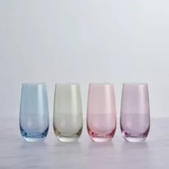 Dunelm Set Of 4 Pastel Highball Tumblers 11 Dunelm Set Of 4 Pastel Highball Tumblers - 30797563 alt04