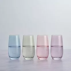 Dunelm Set Of 4 Pastel Highball Tumblers 12 Dunelm Set Of 4 Pastel Highball Tumblers - 30797563 alt05