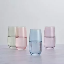 Dunelm Set Of 4 Pastel Highball Tumblers 13 Dunelm Set Of 4 Pastel Highball Tumblers - 30797563 alt06