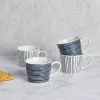 Dunelm Set Of 4 Blue And White Stripe Mugs 2 Dunelm Set Of 4 Blue And White Stripe Mugs - 30797565