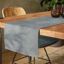 Dunelm Textured Water Resistant Table Runner