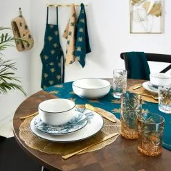 Dunelm Luxe Palm 12 Piece Dinner Set 11 Dunelm Luxe Palm 12 Piece Dinner Set - 30798992 alt05