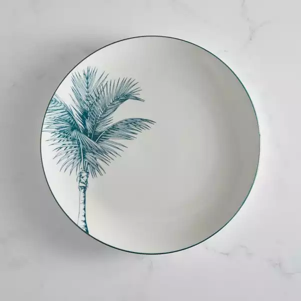 Dunelm Luxe Palm Dinner Plate 3 Dunelm Luxe Palm Dinner Plate