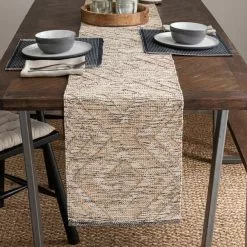 Dunelm Aztec Jute Table Runner 8 Dunelm Aztec Jute Table Runner - 30800357 alt02