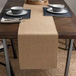 Dunelm Jute Woven Table Runner 9 Dunelm Jute Woven Table Runner - 30800392 alt01