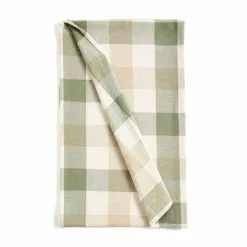 Dunelm Large Sage Woven Check Table Runner 7 Dunelm Large Sage Woven Check Table Runner - 30800396 alt02
