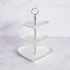 Dunelm 3 Tier Heart Cake Stand - 30801299