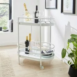 Dunelm Elements Freja Drinks Trolley