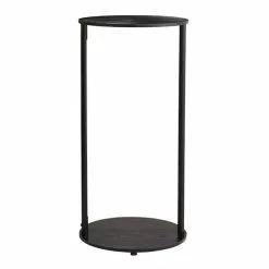 Dunelm Cole Side Table With LED Light Black - 30802415 alt04