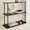 Dunelm Cole Console Table With LED Light Black