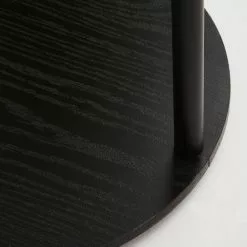 Dunelm Aiko Side Table With 1 LED Light Black And Faux Marble - 30802418 alt03