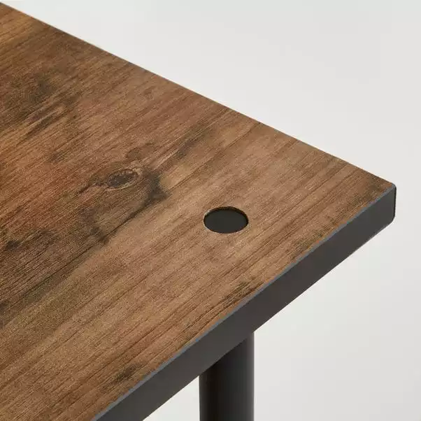 Dunelm Fulton Console Table With LED Lights Rustic Pine 5 Dunelm Fulton Console Table With LED Lights Rustic Pine - Image 3