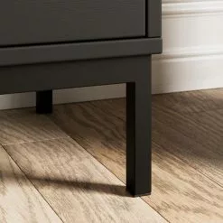 Dunelm Fulton Black Extra Wide TV Unit - 30803125 alt05