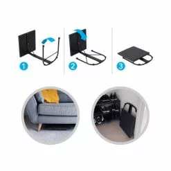 AVF Portable Laptop Side Table, Black 11 AVF Portable Laptop Side Table, Black - 30812388 alt03