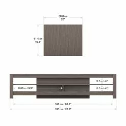 AVF Calibre Wide TV Stand 180cm, Oak Effect 11 AVF Calibre Wide TV Stand 180cm, Oak Effect - 30812451 alt04