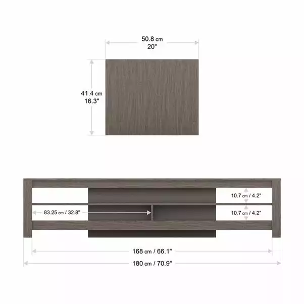 AVF Calibre Wide TV Stand 180cm, Oak Effect 7 AVF Calibre Wide TV Stand 180cm, Oak Effect - Image 5