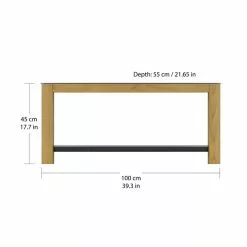 AVF Affinity Real Curved Wood Coffee Table FT100AFFO 9 AVF Affinity Real Curved Wood Coffee Table FT100AFFO - 30812462 alt03