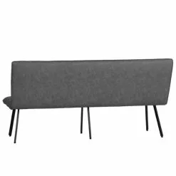 Kettle Arthur 4 Seater Modular Dining Bench Grey Faux Leather - 30815042 alt02