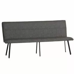 Kettle Arthur 4 Seater Modular Dining Bench Grey Faux Leather - 30815042 alt03