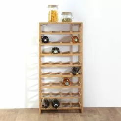 Bamboo Modular Wine Rack